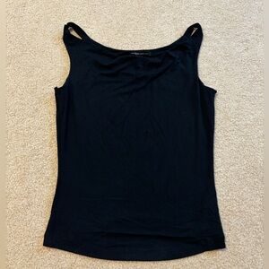 Kenneth Cole Navy Sleeveless Blouse